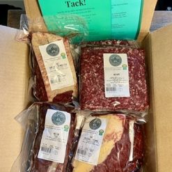 Köttlåda 10 kg: Nötkött och färs, färskfryst Förskottsbetalning: