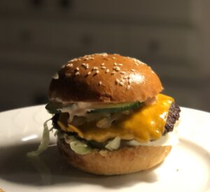Smashed burger