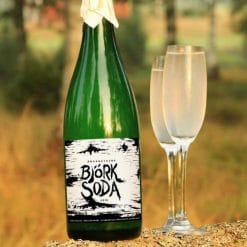 Foto på en flaska Björksoda