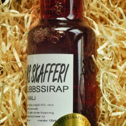 Produktfoto jordgubbssirap