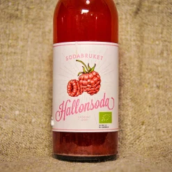 Produktfoto Hallonsoda från Sodabruket