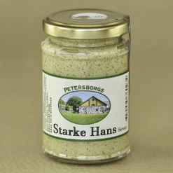 En burk med senap Starke Hans